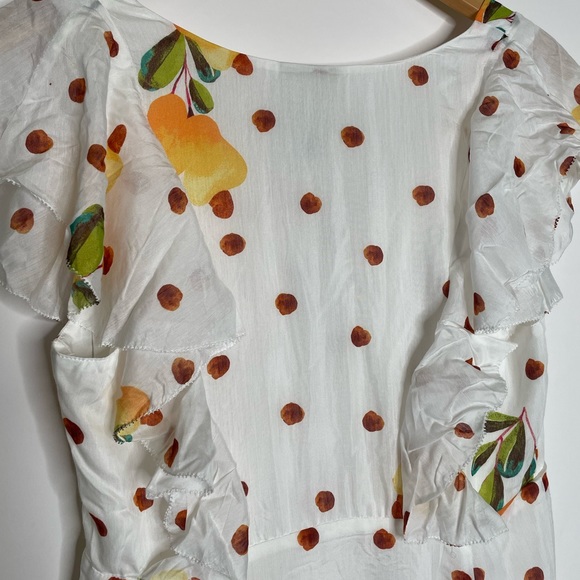 NEW Farm Rio Mixed Picnic Cashew Dot Maxi Dress, Medium M - Picture 6 of 10